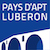 logo of the pays of the luberon and the hotel Cesar Bonnieux into the Luberon